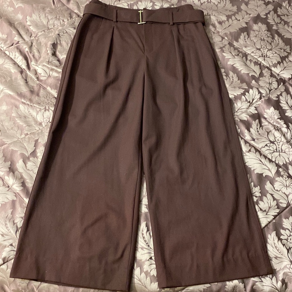 Club Monaco wide pants with belt